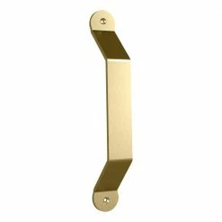 National Hardware 10 in. Charleston Barn Door Pull in Brushed Gold