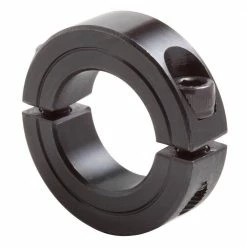 Climax 3/8 in. Bore Black Oxide Coated Mild Steel Clamp Collar