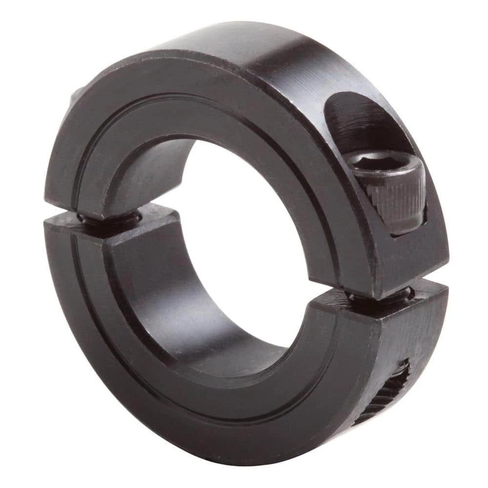 Climax 5/8 in. Bore Black Oxide Coated Mild Steel Clamp Collar