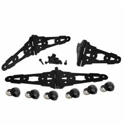 OWT Ornamental Wood Ties OWT (Ornamental Wood Ties) 8 in. Ornamental Gate Strap Hinge Kit