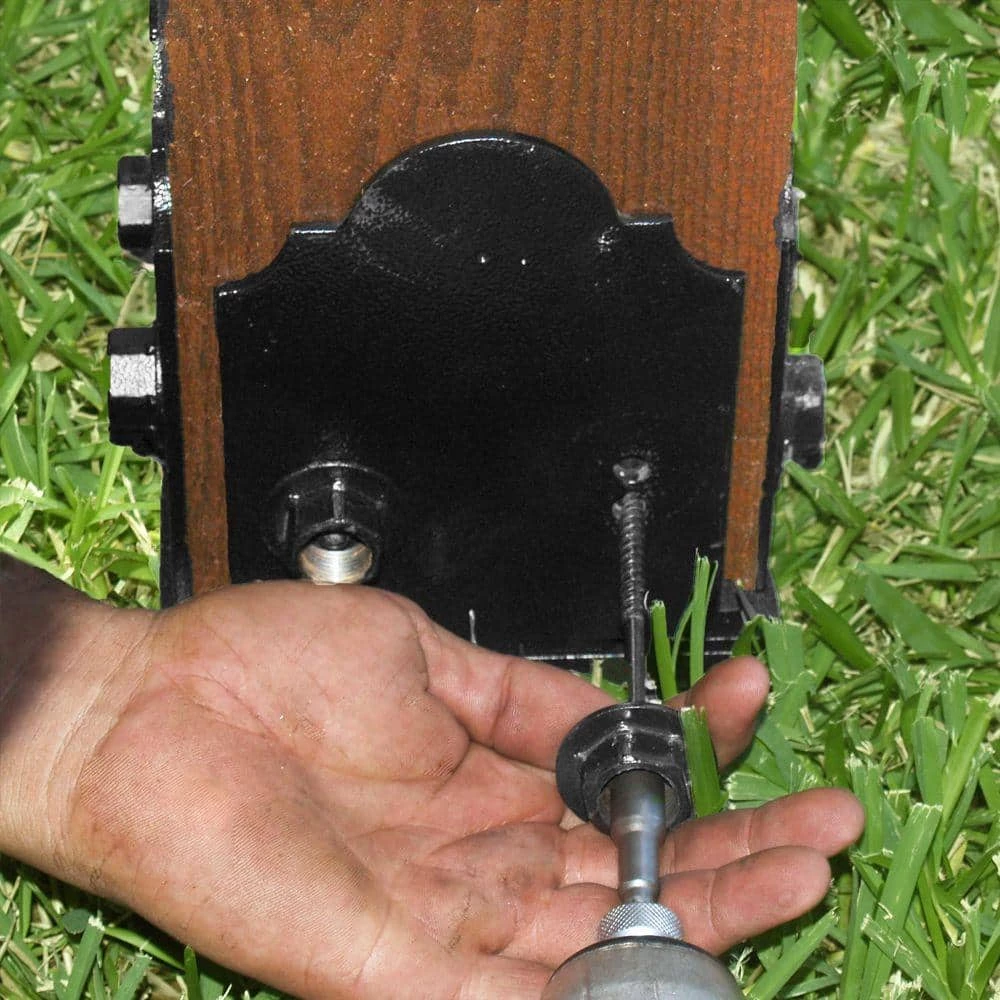 OWT Ornamental Wood Ties 1/4 in. x 7-1/2 in. Hex Head Steel Self-Tapping Timber Screws (25-per Box) - Image 2