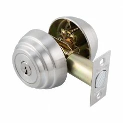 TOLEDO Double Cylinder Stainless Steel Gate Deadbolt