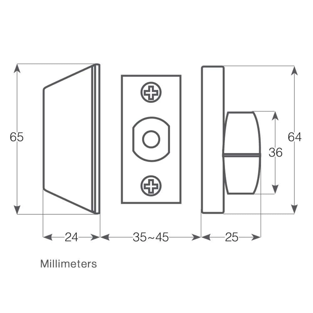 TOLEDO Barcelona Single Cylinder Satin Nickel Handle Combo Set - Image 4