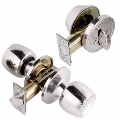 TOLEDO Malaga Polish Stainless Steel Knob Combo Pack