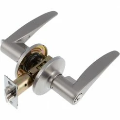 TOLEDO Bilbao Exterior Stainless Steel Keyed Entry Door Lever Handle Set