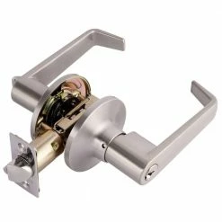 TOLEDO Segovia Satin Nickel Keyed Entry Door Lever Handleset