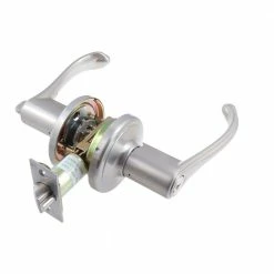 TOLEDO Platinum Series Hispania Satin Stainless Steel Grade 2 Keyed Entry Door Handle Set