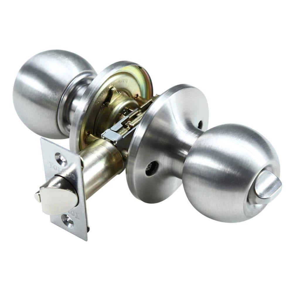 TOLEDO Avila Stainless Steel Keyed Entry Door Knob Lock Set - Image 2