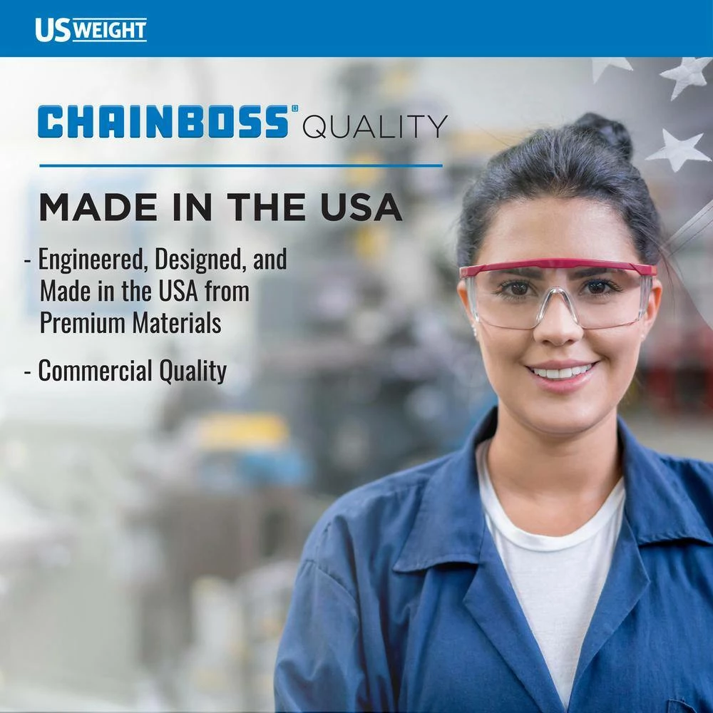 USW US Weight 2 in. x 500 ft. Orange Plastic Chain Featuring SunShield UV Protection - Image 3