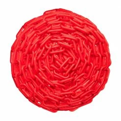 USW US Weight 2 in. x 500 ft. Red Plastic Chain Featuring SunShield UV Protection