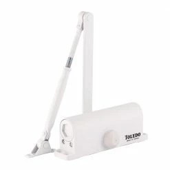 TOLEDO White Light-Duty Automatic Door Closer