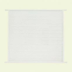 Unique Home Designs 36 in. x 30 in. White Steel Pet Grille