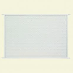 Unique Home Designs 48 in. x 30 in. White Steel Pet Grille